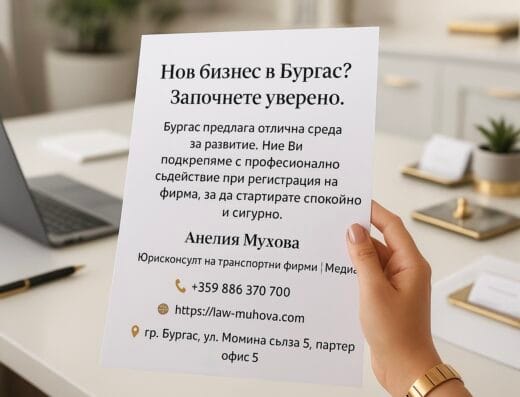 РЕГИСТРАЦИЯ НА ФИРМА