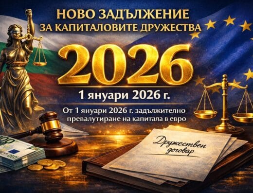 Превалутиране на капитала в евро – пълно правно съдействие