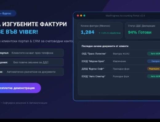 AI, уебсайтове, CRM системи и дигитален маркетинг от МАКСПРОГРЕС